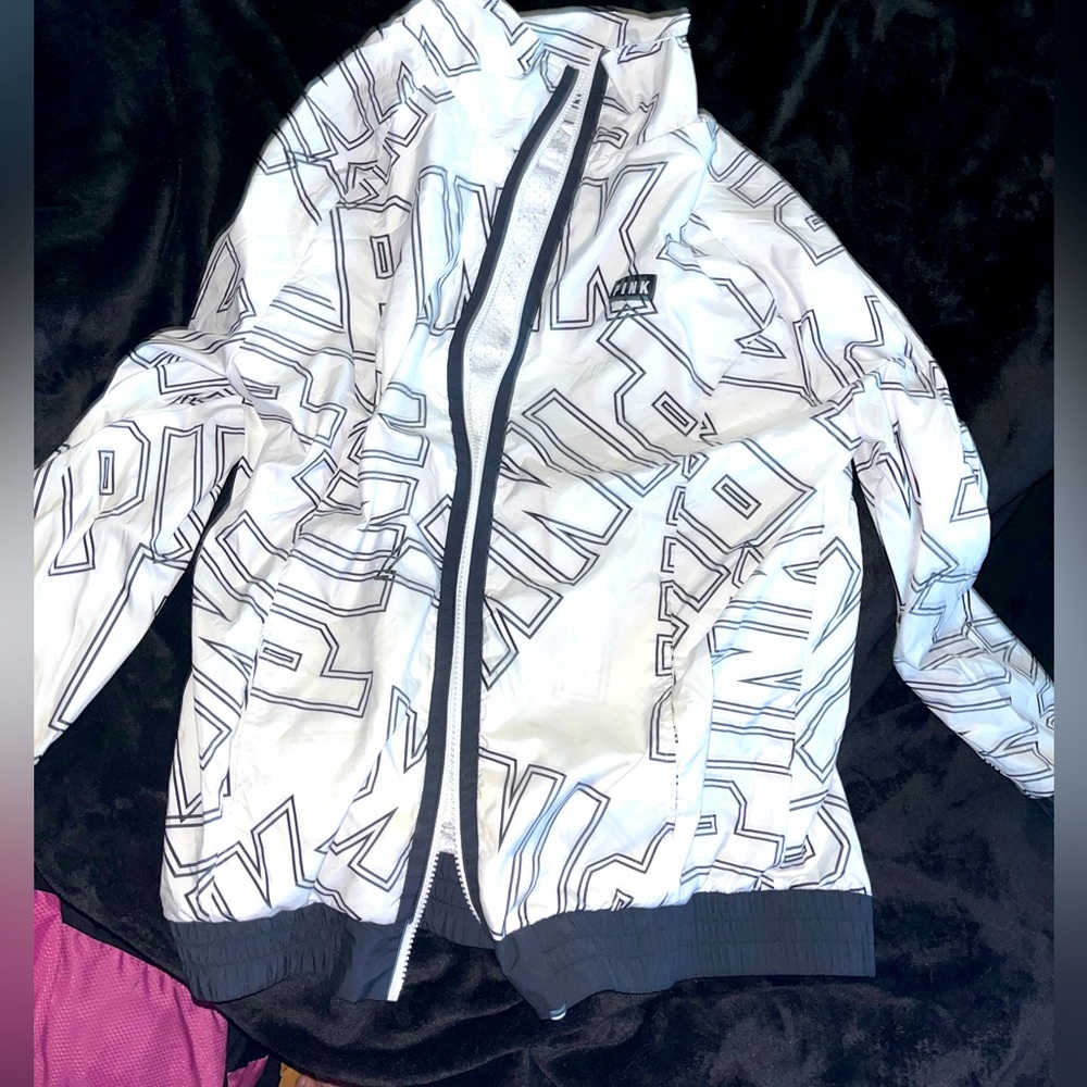 Victoria secret PINK windbreaker Allover print